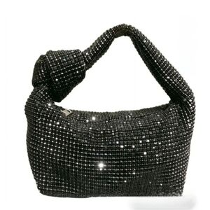 Rhinestone Knot Handbag Diamante Clutch